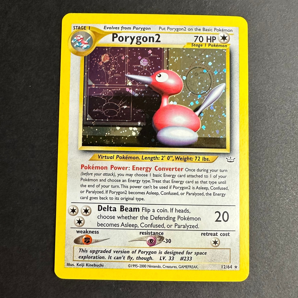 Pokemon TCG Porygon2 Neo Revelation 12/64 Holo Rare Unlimited NM